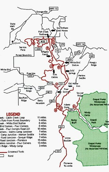 ATV &amp; Motorcycle Trails, Whitebird Summit Lodge